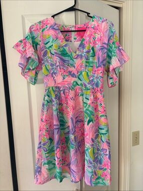 Lilly Pulitzer Multicolor Pink Floral Dress